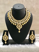 Uncut Diamond Kundan Pachi Necklace Set-FASHION KIDA-Fashion Kida