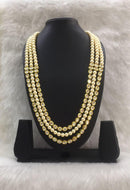 Azure Blue Barqoue Pearl Necklace