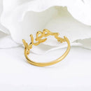Graceful Arabic Name Ring