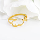 Graceful Arabic Name Ring