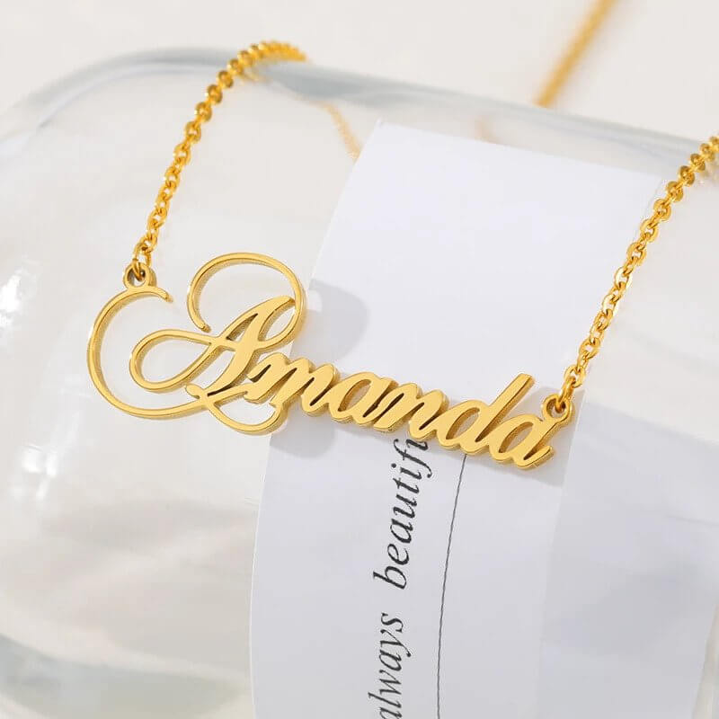 Charming Sassy Name Pendant Necklace