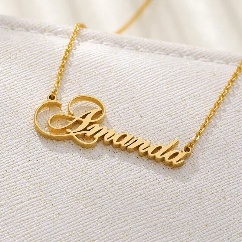 Charming Sassy Name Pendant Necklace