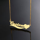 Flexible Underline Name Pendant Necklace