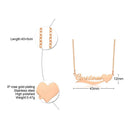 Flexible Underline Name Pendant Necklace