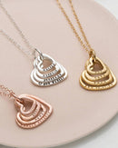 Custom Family Heart Necklace