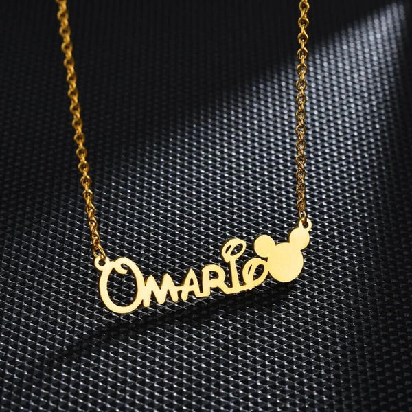 Personalized Cartoon Disney Name Necklace