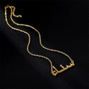 Graceful Arabic Name Pendant Necklace