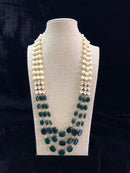 Gemstone Beaded Kundan Necklace-FASHION KIDA-Fashion Kida