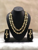 Kundan Two Layered Necklace Set-FASHION KIDA-Fashion Kida