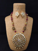 Facanative Enriched Kundan Necklace Set