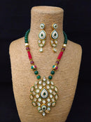 Riviere Sterling Kundan Necklace Set