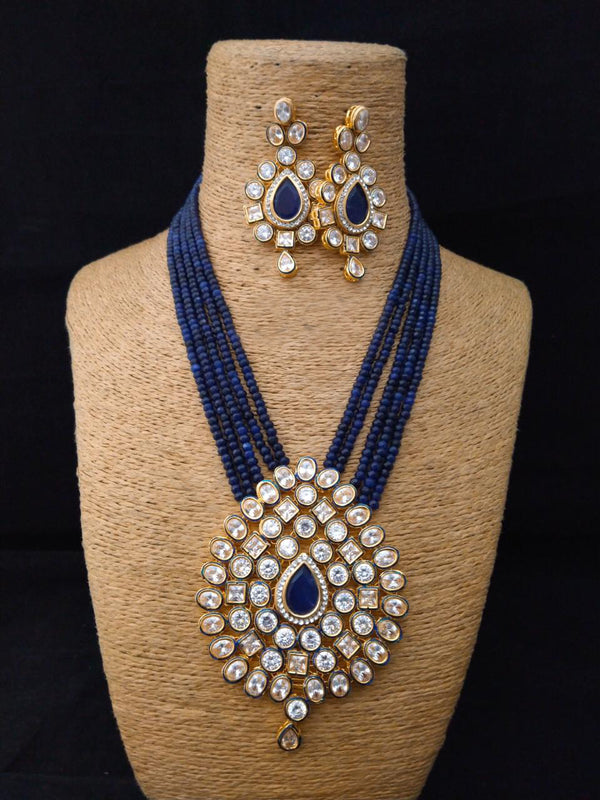 Gimcrack Flattered Kundan Necklace Set