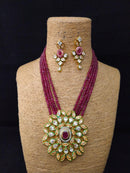 Gimcrack Richness Kundan Necklace Set