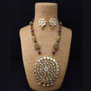 Excursion Graveled Kundan Necklace Set