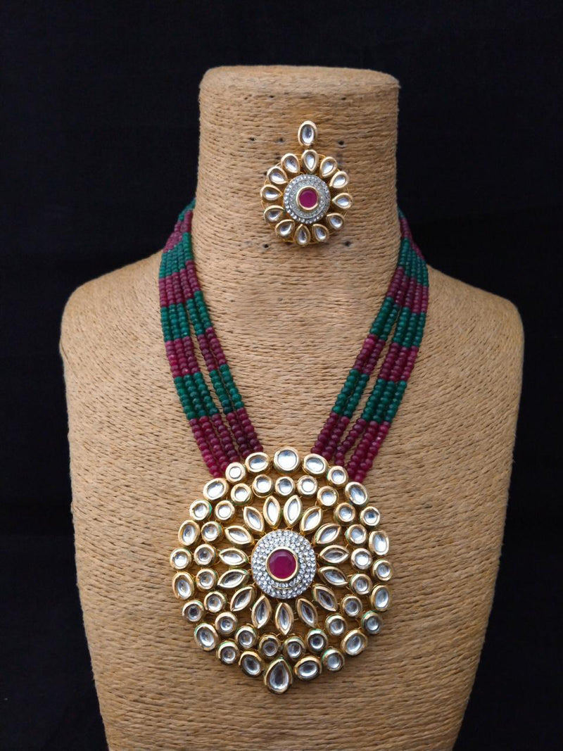 Bling-Bling Kundan Necklace Set