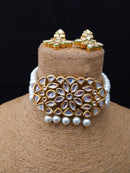 Quartz Choker Kundan Necklace Set