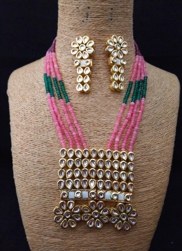 Adherent Famous Kundan Necklace Set