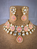 Marquise-cut Richness Kundan Necklace Set