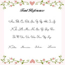 Fashionable Birth Flower Name Necklace