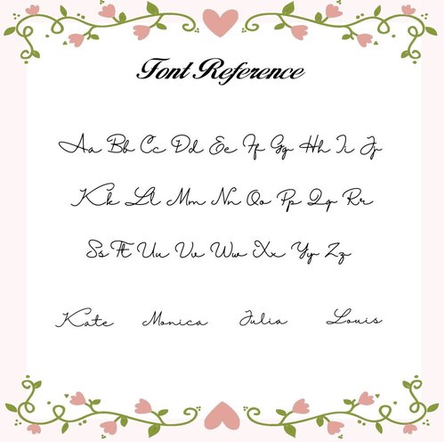 Fashionable Birth Flower Name Necklace