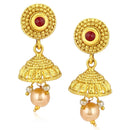 Cluster Gold Plated Necklace Set