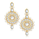 Pearl Kundan Beaded Necklace Set - fashion jewellery