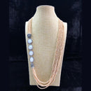 Radiant in Brown Side Baroque Necklace