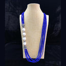 Splendid Side Pearl Violet Necklace