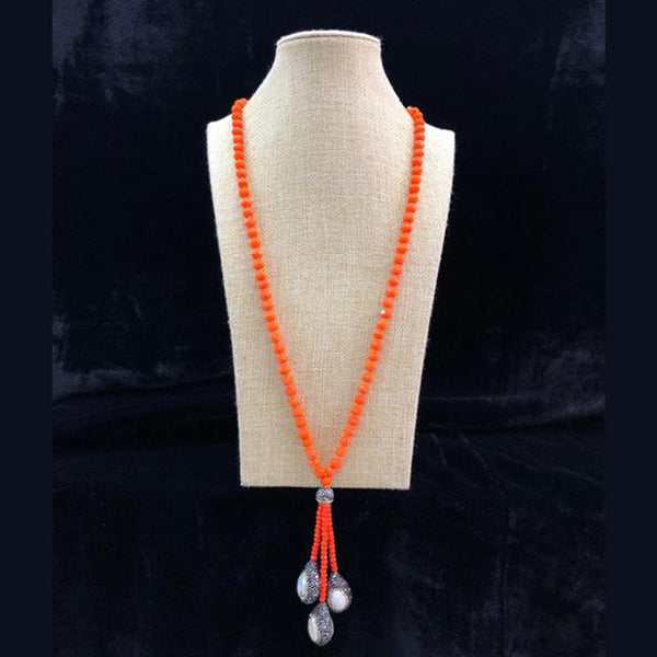 Sensational Orange Designer Necklace
