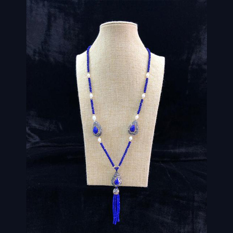 Simple Purple Decorative Tassel Necklace