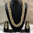 Heavily Two Stranded Kundan Necklace Set