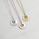 Personalized Animal Lovers Pet Portrait Pendant Necklace
