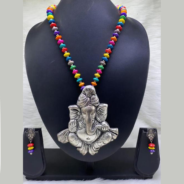 Ganesha Worship Sparkling Necklace Set