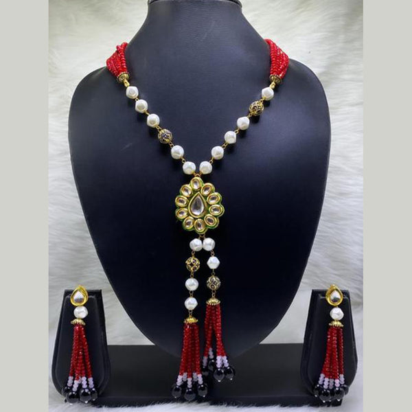 Dramatic Unique Floral Necklace Set