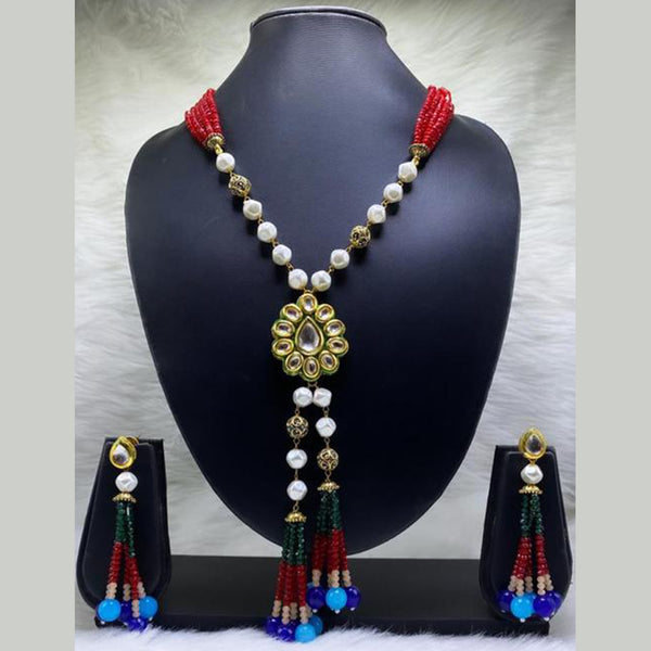 Dramatic Unique Floral Necklace Set