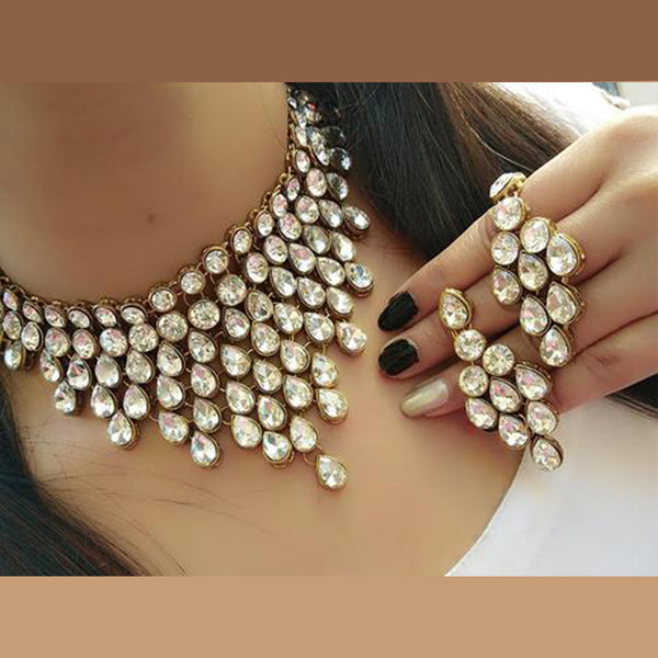 Stunning Diamond Necklace Set