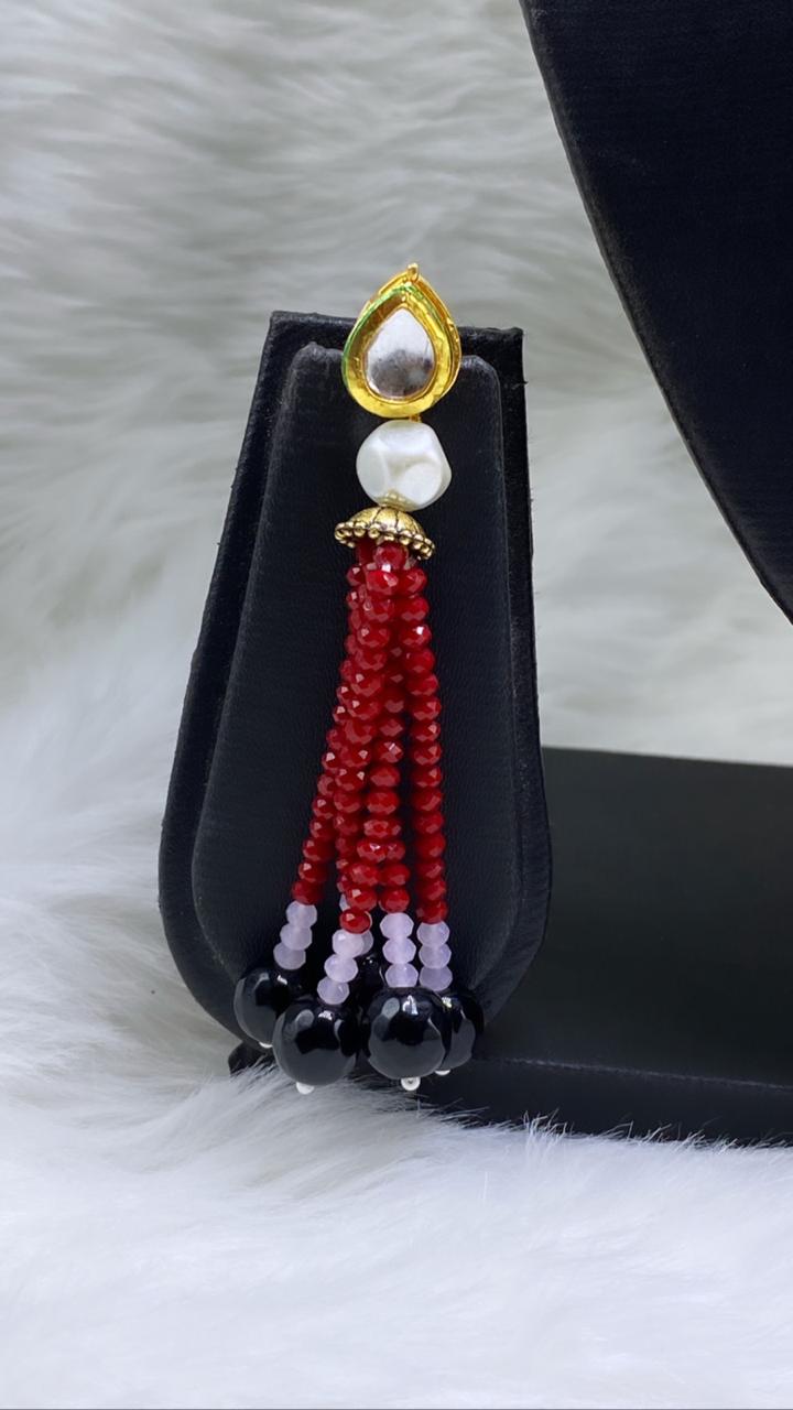 Dramatic Unique Floral Necklace Set