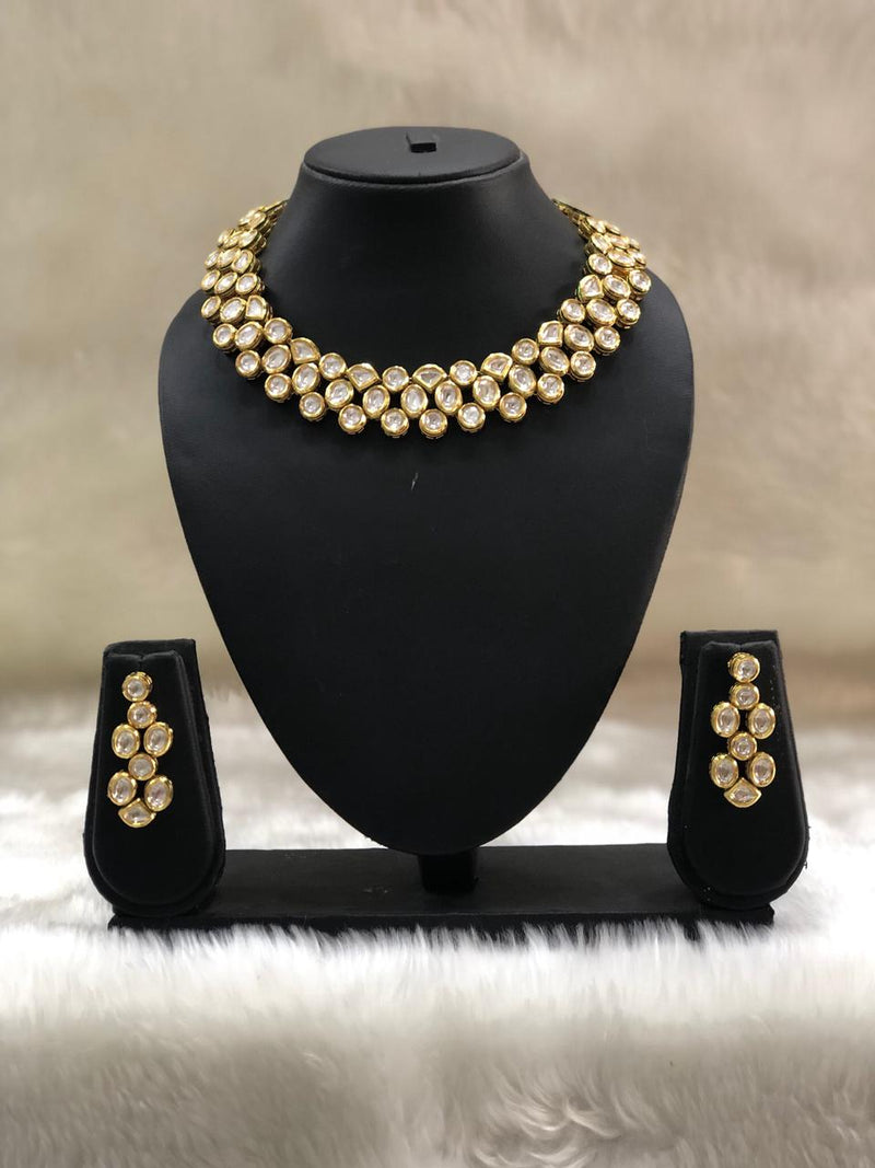 Choker Flowered Necklace Set