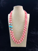 Dark Pink Decorative Designer Necklace