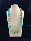 Shades of Green Gemstone Necklace