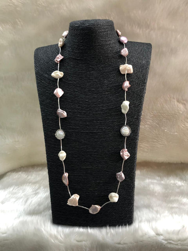 Chunky Baroque Beaded Necklace