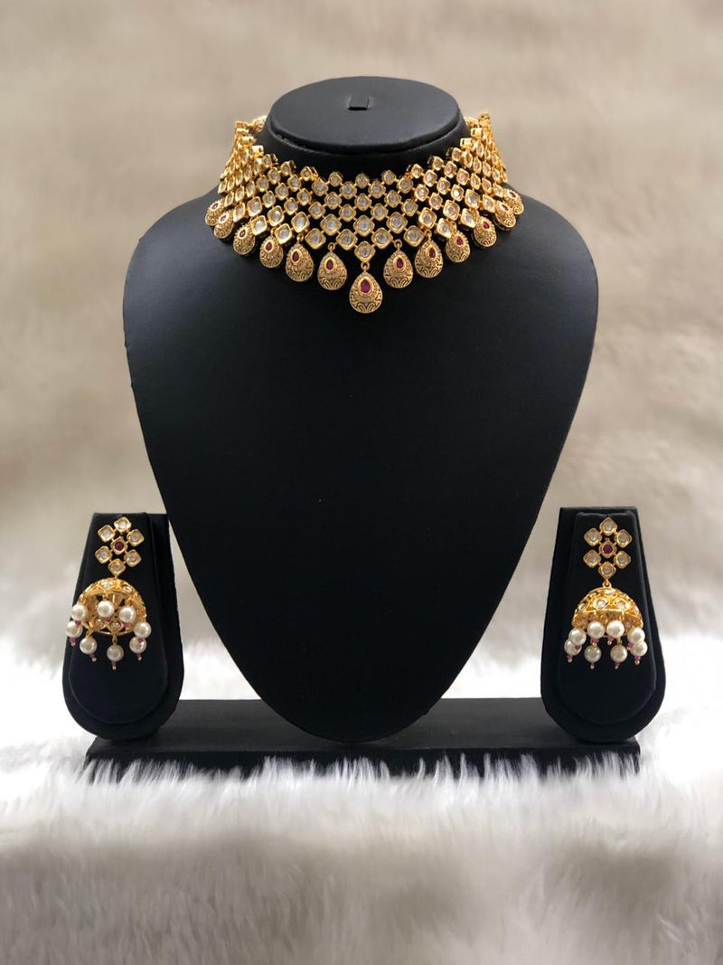 Flurry Much Beautifully Black Crafted Necklace Set