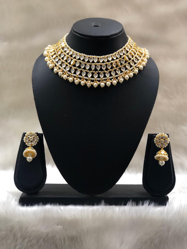 Bright Soul Pearl Designer Necklace Set