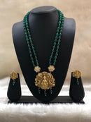 Two layered Laxmi Necklace Set