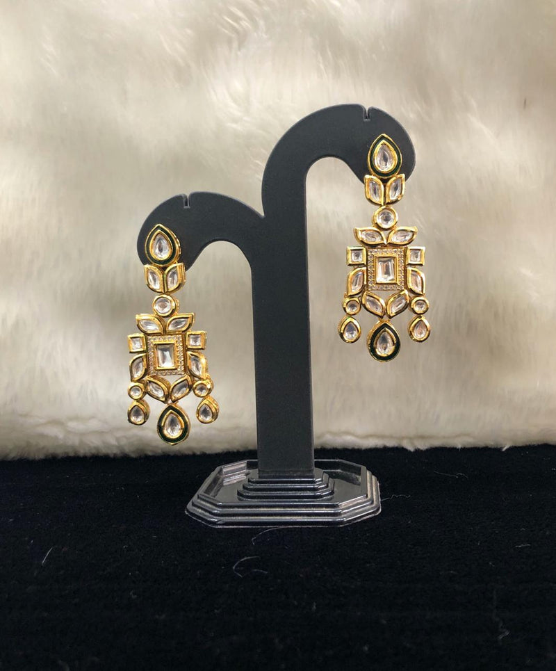 Bejeweled  Decorative  Kundan Earrings