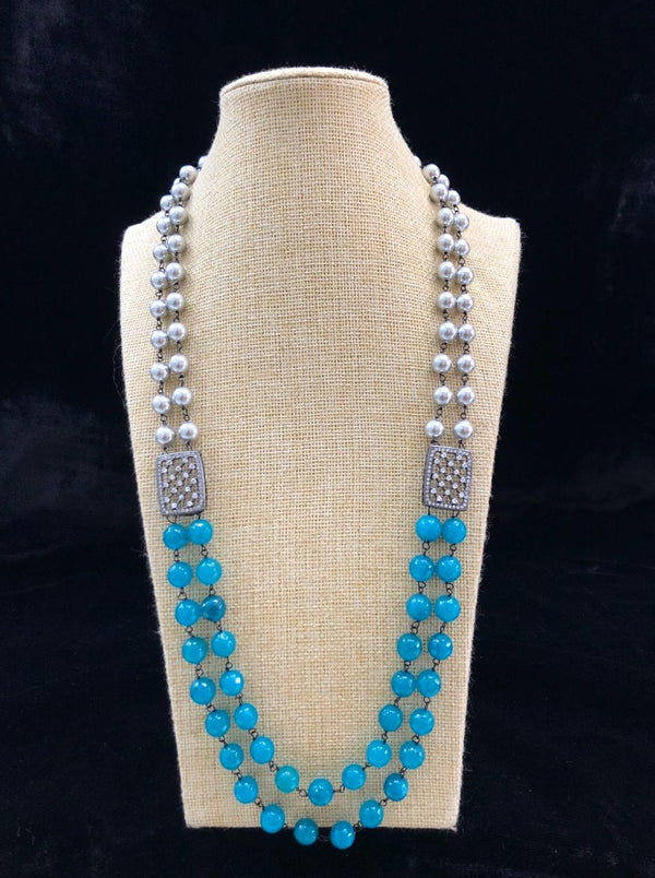 Astonishing Shades of Azure Blue Gemstone Necklace