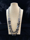 Astonishing ebony Black Gemstone Necklace