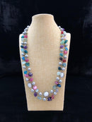 Fancy Shades of Blue Gemstone Necklace