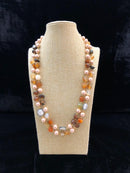 Shinning Brown Gemstone Necklace