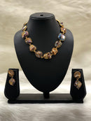 Garden of Gems Brown Necklace Set